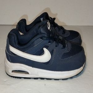 NIKE Air Max Command Flex 844346-002 Navy White Kids Toddler Size 5C